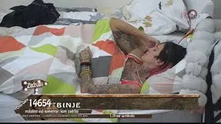 Zadruga - Jelena Krunić i Đekson u krevetu 1 - 01.02.2018.