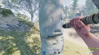 When your a real lumberjack in rust console edition