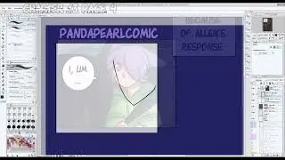 (OC Speed Drawing) making some panda pearl pages