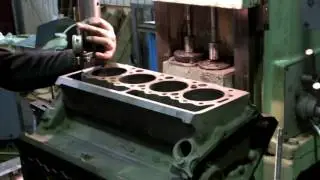 Расточка и хонинговка цилиндров v8 6.2 L (часть2)