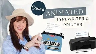 Create an Animated Typewriter or Printer in Canva TUTORIAL