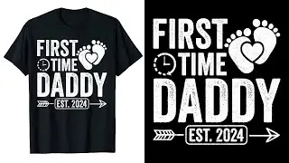 FATHER'S DAY TYPHOGRAPHY  T-SHIRT DESIGN TUTORIAL