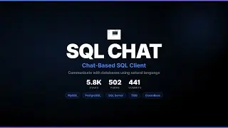 SQL Chat - Chat-Based SQL Client & Editor Tutorial