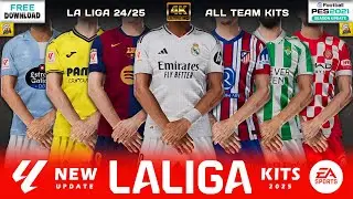 LA LIGA Official Kits Season 24/25 | 20 Teams | PES 2021 | Football Life 2024 | All Patches
