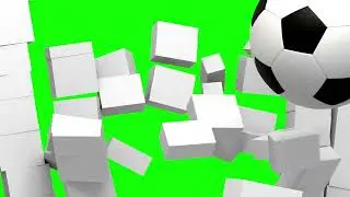 Football Transition Green Screen - Soccer Sports Transition Overlay