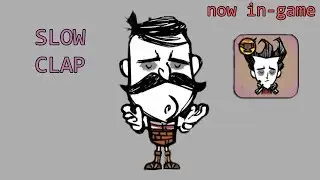 In-game Slow Clap emote [Dont Starve Together The Forge Skins]