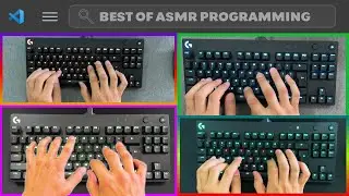 ASMR Programming COMPILATION | No Talking