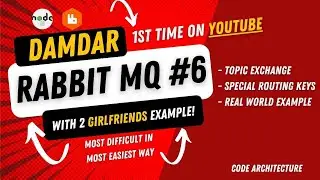 RabbitMQ with Nodejs #6 | Topic Exchange Explained | Real-World Notification Service Implementation