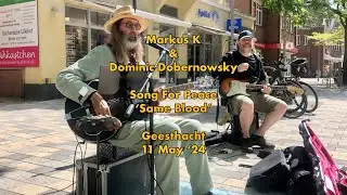 Song For Peace ‘Same Blood’ ft. Dominic Dobernowsky - Busking in Geesthacht