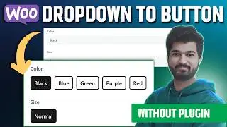 Convert Variation Dropdown to Buttons in Woocommerce [ Free Code - Without Plugin ]