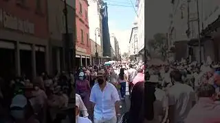 Mexico Street in the...