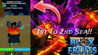 It's Time For 2nd Sea!!!! #bloxfruits