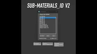 Sub-Materials ID v2 - 3dsmax script