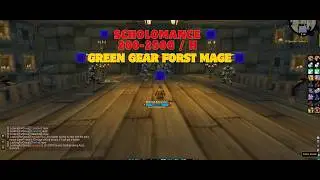 TBC Anniversary - MAGE GREEN GEAR AH NO ENCHANT SCHOLOMANCE FARM 200-250G/H  | 7MIN BEST FARM PHASE2