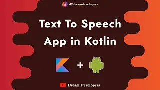 Build an App that Converts text to Speech in Kotlin || Text to Speech Converter || Android App