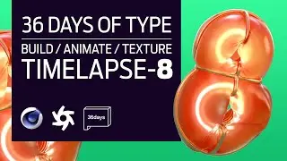 Inflated Wobbly 8 | Cinema4D Timelapse | Cloth Tag | Colliders