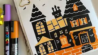 Drawing a Haunted Mansion… 👻 🎃 