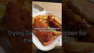 Trying Dave’s Hot Chicken for the first time #food #shorts
