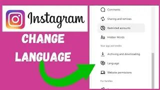 How to Change Language on Instagram (Laptop/PC)