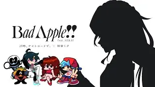 【FNF UTAU】Bad Apple!! (Sekai Remix) || BF, GF, Skid, Pump & KOU || UTAU Cover