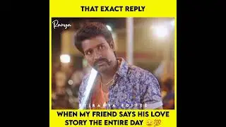 mudiyala😫🙎🏻‍♀|Tamil whatsapp status|Friendship|Reality|Ranya editzz