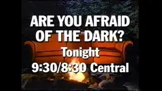 Nickelodeon Are You Afraid of the Dark? Promo (1992)