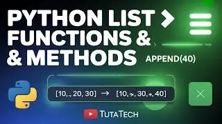 Python List Explained | Important List Functions & Methods in Python with Examples | Python Tutorial