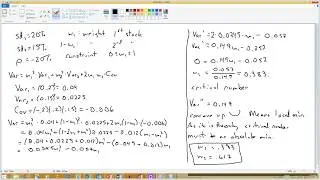 Minimum Variance: Portfolio ver 1