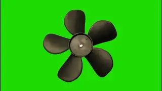 table fan green screen video