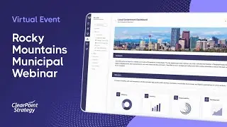 ClearPoint Strategy Rocky Mountains Municipal Webinar