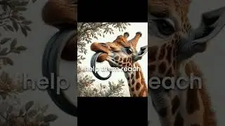 How Long a Giraffe's Tongue Is?