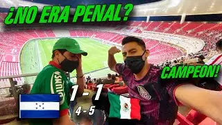 VEO LA FINAL CON EL UNICO HONDUREÑO DEL ESTADIO 🏆 (Mexico vs Honduras Final Preolimpico Sub 23)