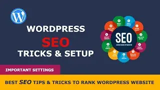 Wordpress SEO Settings For Beginners || SEO Settings