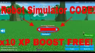 Robot Simulator code! (x10 xp boost FREE!)