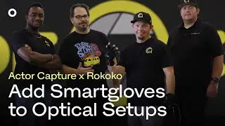 Using Smartgloves with Optical Mocap Setups | Timecode Integration | Actor Capture x Rokoko