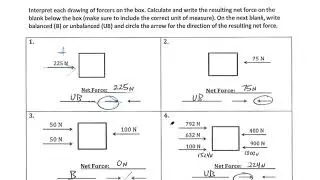 Net Force Calculations