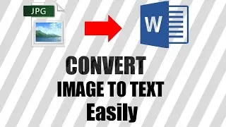 How to convert image to text.