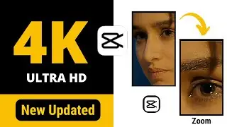 HDR CC Sharpen High Quality 4k Capcut Tutorial | Worked