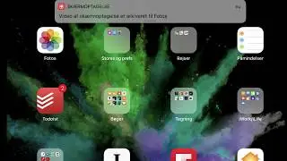 Optage iPad-skærm fra iOS11