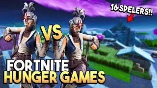 HUNGER GAMES with 16 PLAYERS in Fortnite!