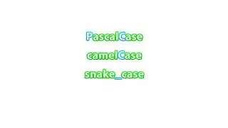 7 Code Style, Naming Rules