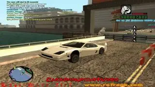 Cool Stunts With Car In GTA SA MP !!! DANCE ON MUSIC !!!