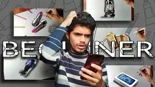 Beginners How to Draw 3D drawing in an easy way tutorial