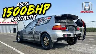 60PSI OF BOOST!! *1500BHP MONSTER* EUROPES FASTEST HONDA