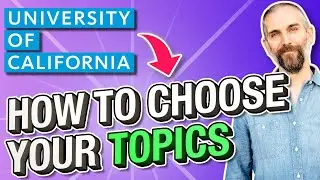 How to Write Great UC Personal Insight Questions / Essays [CRASH COURSE]