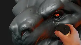 Sculpting a Dragon Head