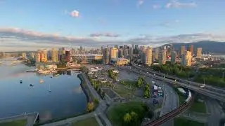 Sunrise Stillness Over Vancouver | Peaceful Morning Panorama Before the City Wakes #sunrise #skyline