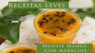 Mousse light - Manga com Maracujá