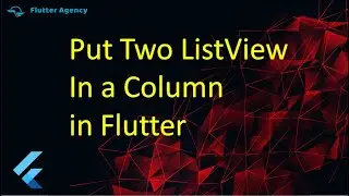 How to Put Two ListView In a Column ?