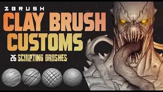 ZBrush Clay Customs Brushes